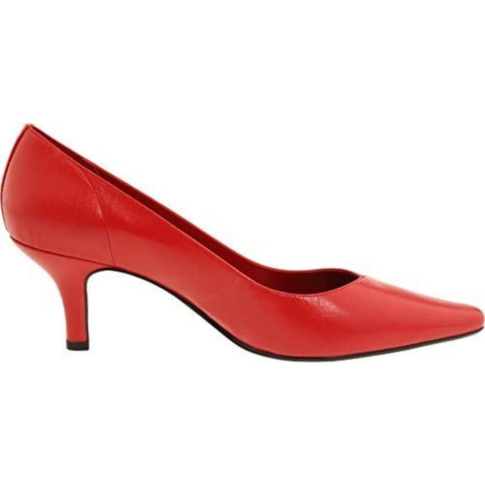 Bella Vita Womens Wow Leather Closed Toe Classic Pumps, Red Kidskin, Size 9.0